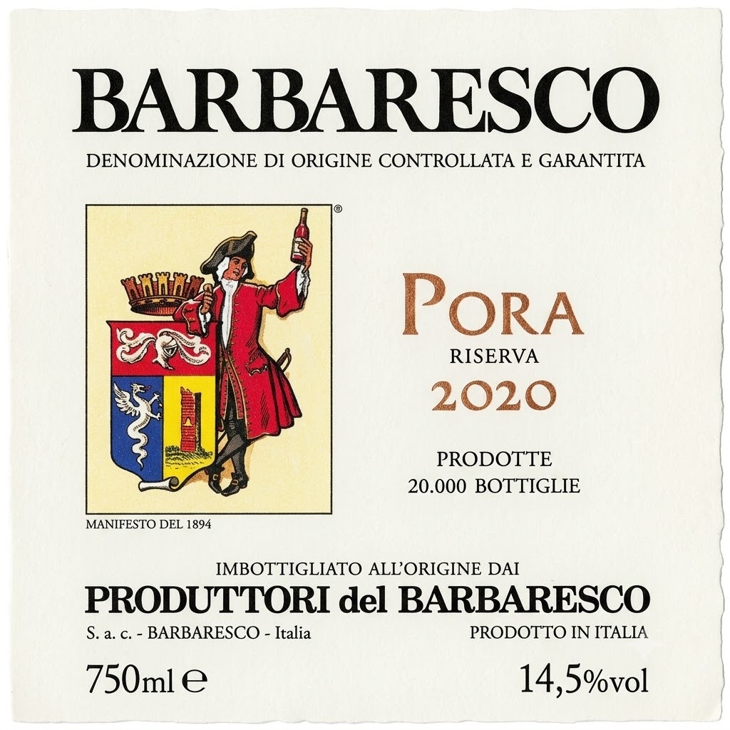 Produttori del Barbaresco Barbaresco Riserva, Pora & Rio Sordo